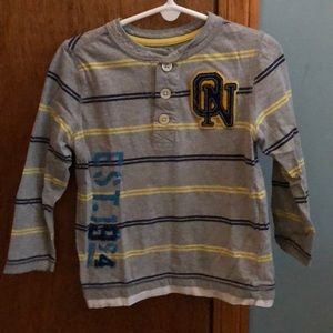 Boys casual long sleeve tee